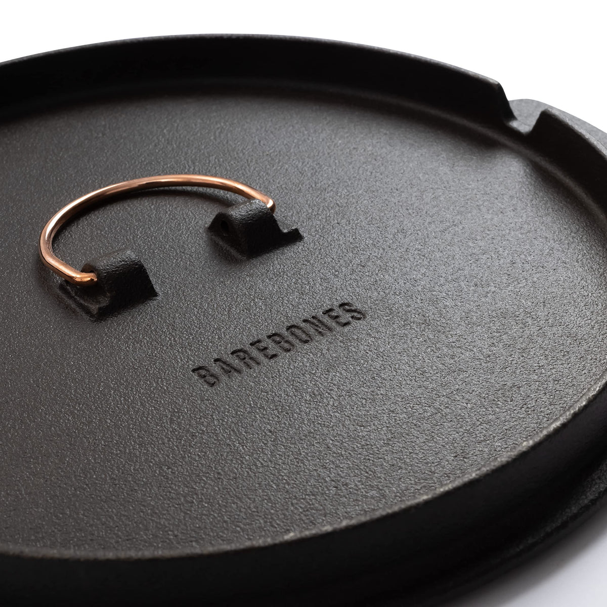 Barebones 10-Inch All-In-One Cast Iron Skillet Set- Skillet with Cast Iron Dutch Oven Style Lid - Camping Cookware Set