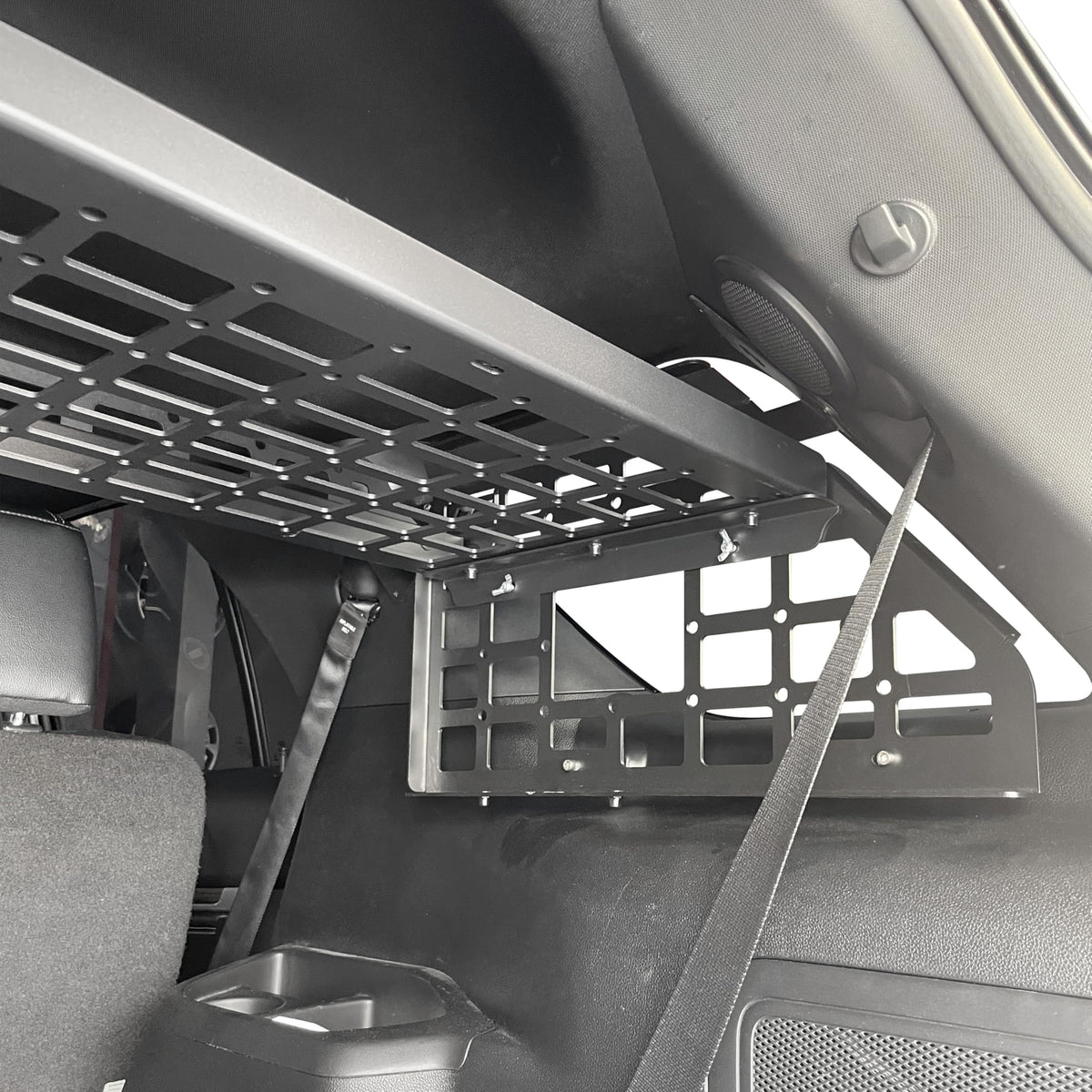 HIGH FLYING 2011-2019 for Ford Explorer Modular Storage Molle Panel System Trunk Shelf Interior Luggage Carrier Rack Trunk Organizer Aluminum (Panels+Shelf)