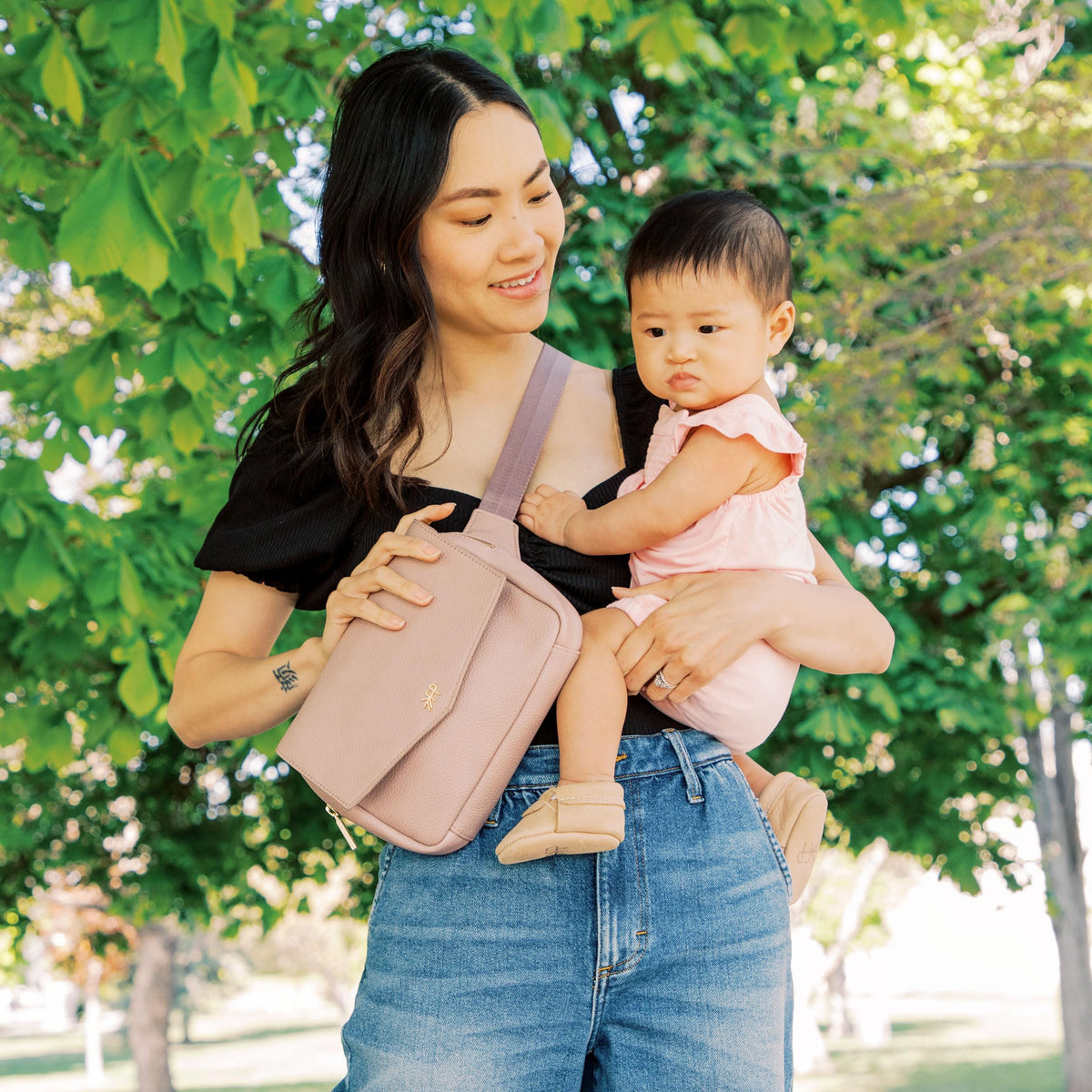 Freshly Picked Classic Park Pack Belt Bag, Fanny Packs for Women, Wear as a Waist Bag or Crossbody (Fig)