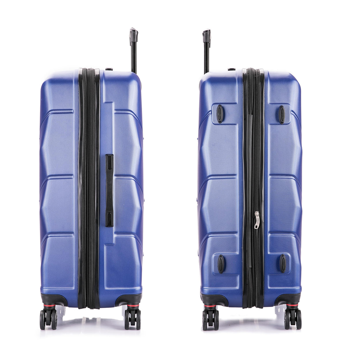 DUKAP ZONIX Luggage with Spinner Wheels | Durable Lightweight Hardshell Suitcase, Spacious Travel Sets with Handle and Trolley | (20/26/30) 3 Piece Luggage Set | Blue