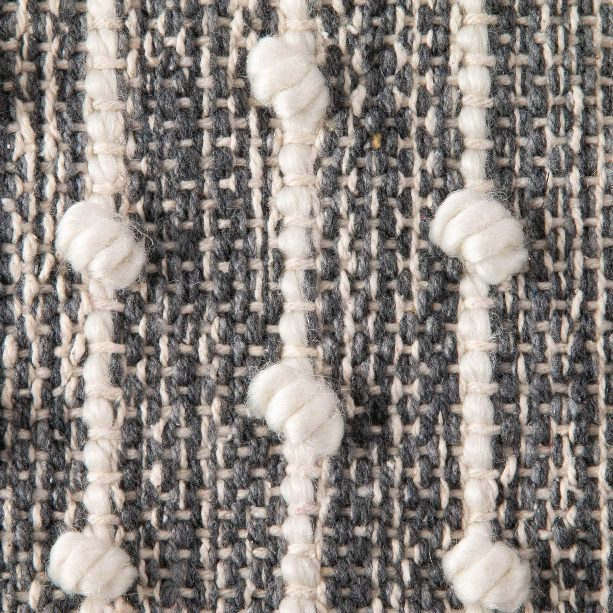 DII Slub Rug Collection Recycled Cotton Loop, 2x3', Mineral Gray