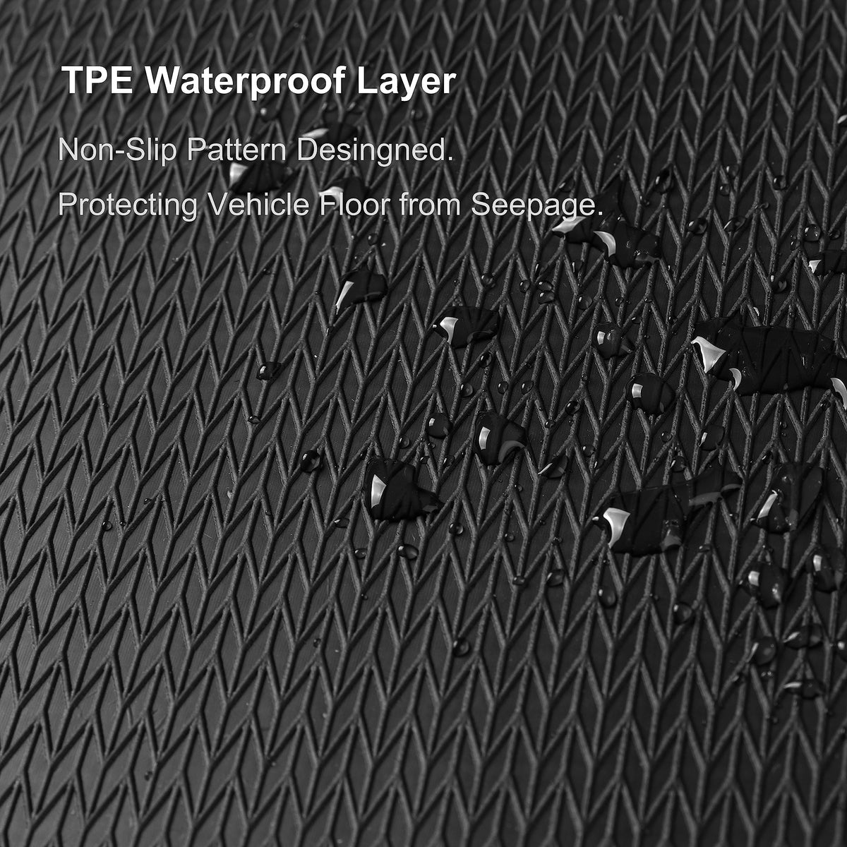 WENNEBIRD Superior Carpet Floor Mats for 2018-2024 Ford Expedition/Expedition MAX 8 Seats (Not for 7 Seats), 0.6-Inch Ultra-Thick, Noise-Reducing, All-Weather Waterproof Anti-Slip – 4-Pc Set