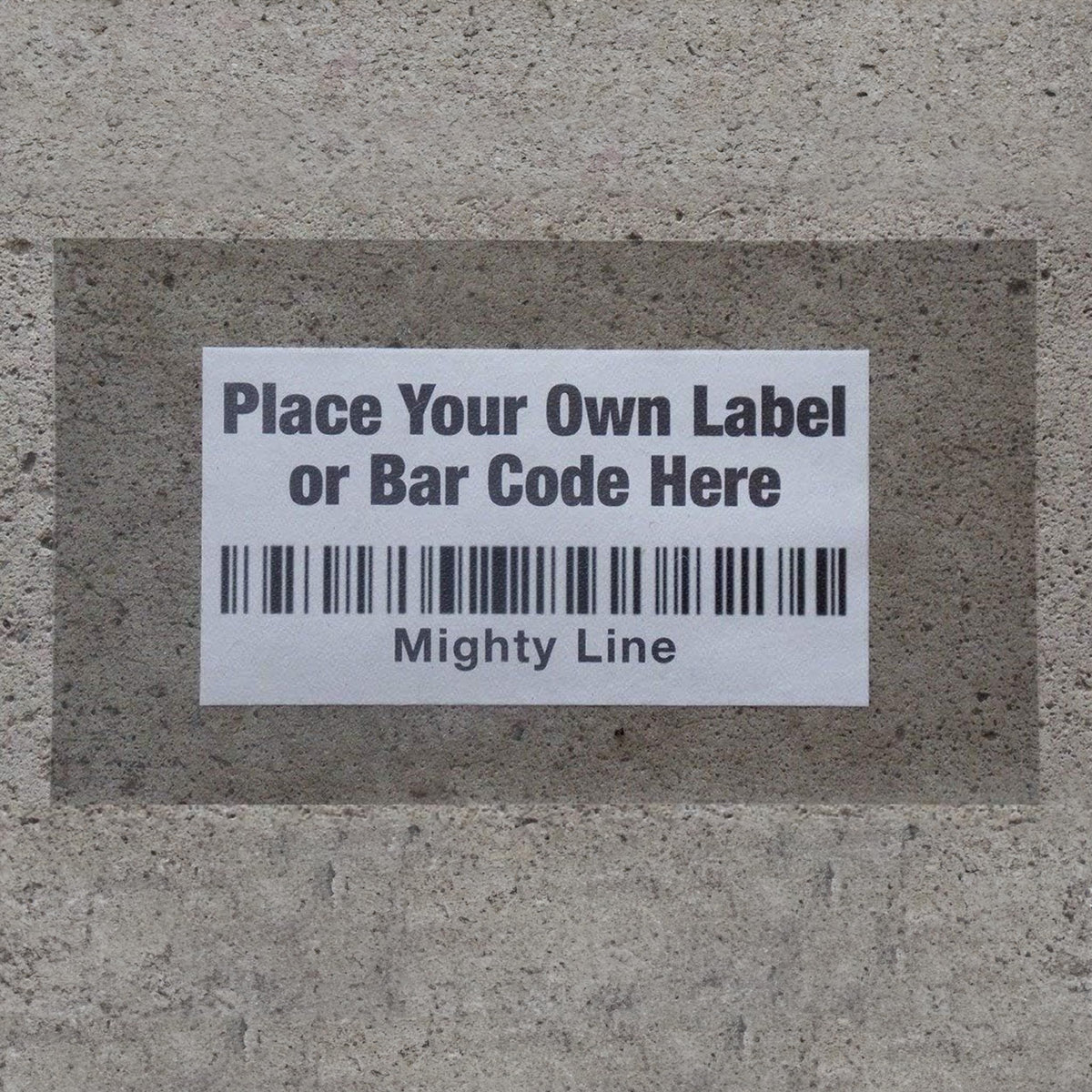 Mighty Line Clear Label Protectors Covers for Sealing Barcode Stickers, Industrial, Warehouse, 5S Supplies, Peel and Stick Adhesive for Floor Marking, 6" Wide x 10" Long, Pack of 100
