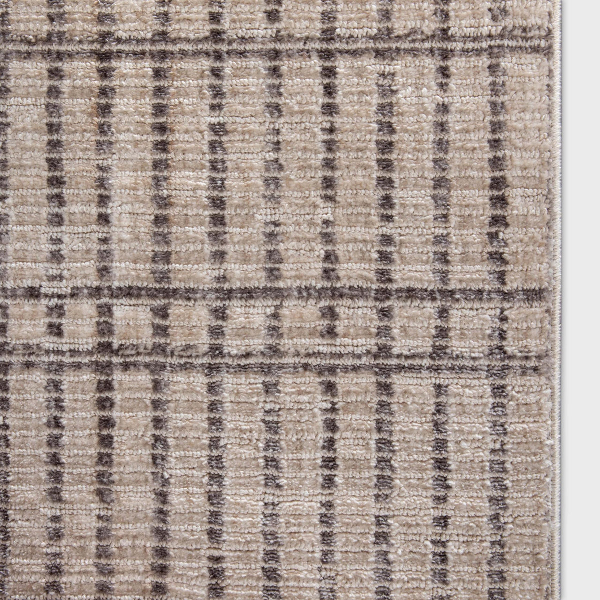 Well Woven Custom Size Hallway Stair Runner - Nordlys Skog Ivory - 27 Inches Wide x 4 Feet Long Runner (27" x 4') - Stain-Resistant, Snow Drift Slats Design, for Hallways, Kitchens, Stairs