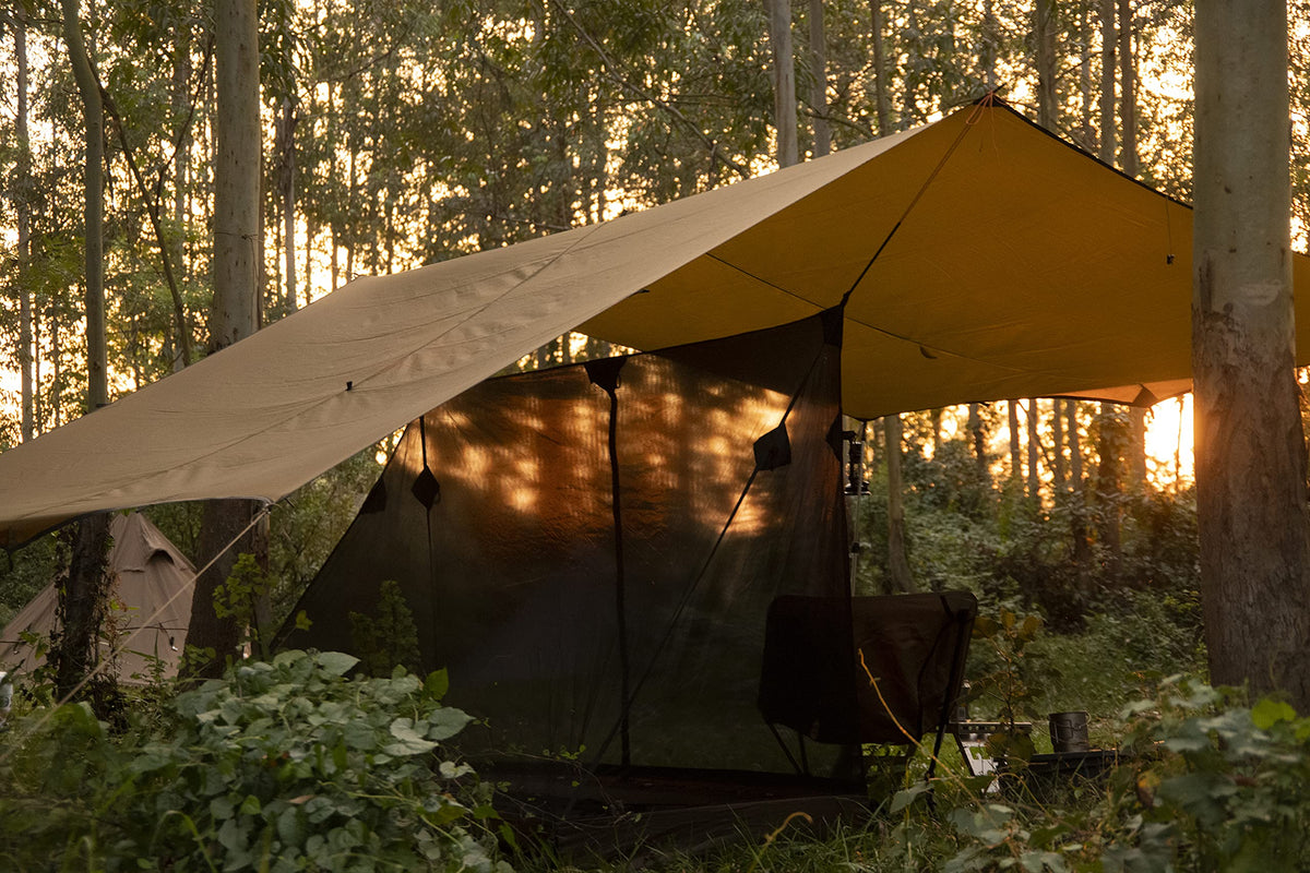 OneTigris KOMPOUND Camping Hammock + OneTigris Bulwark Waterproof Camping Tarp