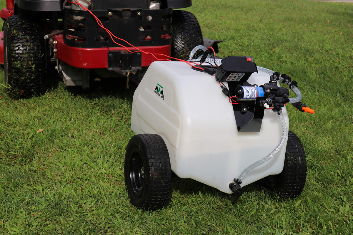 Master Manufacturing Revolt Lithium-Ion Series Rechargeable 12 Gallon Trailer Broadcast Sprayer Sprayer - 84" Spray Pattern, 1.1GPM