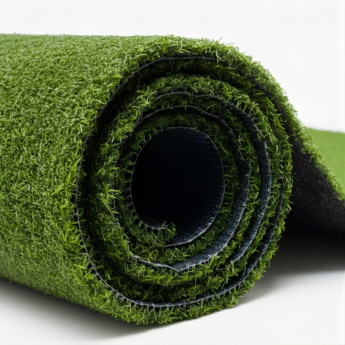 Ottomanson Artificial Grass Rug 10' x 12', Heavy Duty Outdoor Turf for Backyard, Patio, Gym & Agility Training, Large Area Fake Grass Rug with Drainage Holes, UV Resistant