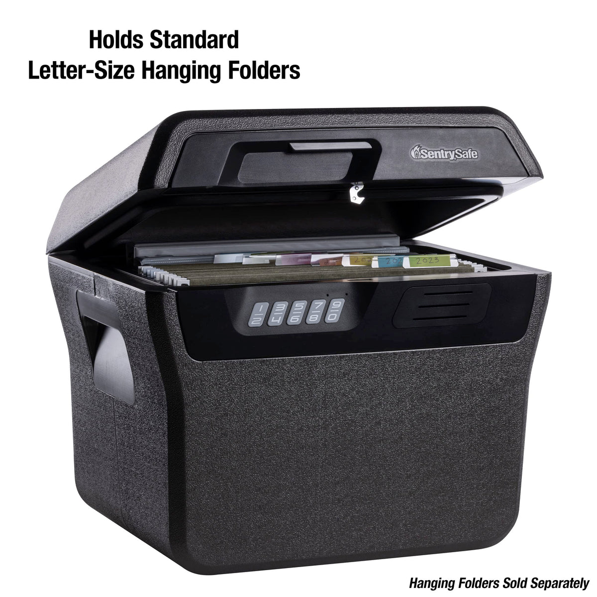 SentrySafe Charcoal Gray Waterproof and Fireproof Safe, Lock Box with Keypad for Documents and Hanging File Folders, Exterior: 14.1 x 16.6 x 13.8 Inches, ‎FHW40300