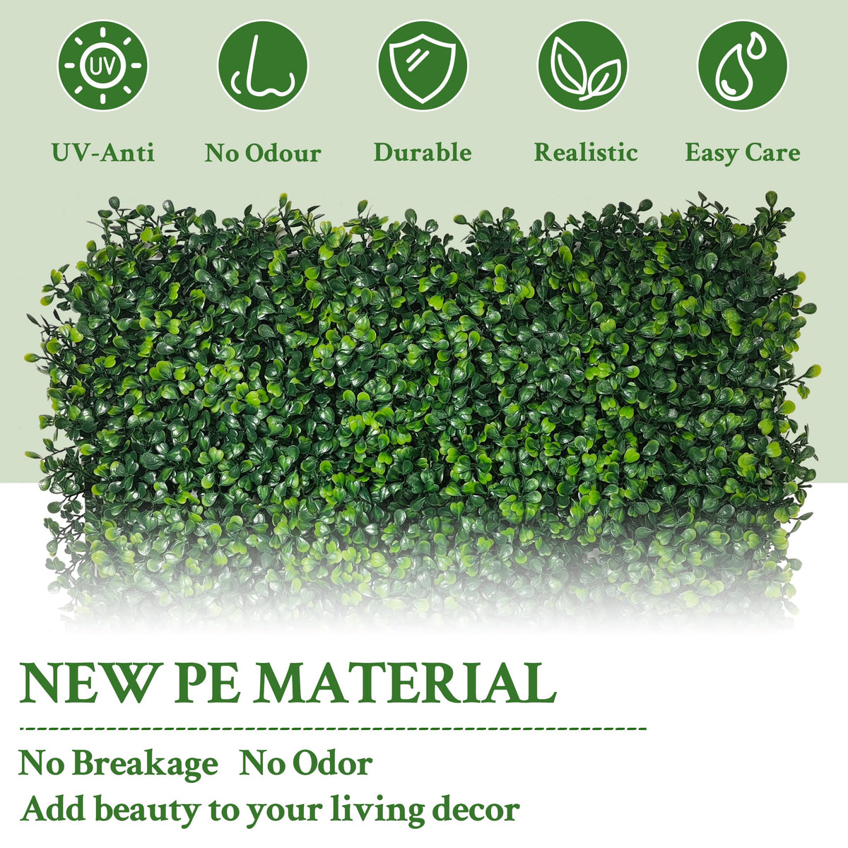 DOPGIB Artificial Ivy Privacy Fence Screen,40"x 140" (39 SQFT) 4-Layer Leaf UV-Anti Faux Greenery Boxwood Backdrop Ivy Vine Leaf Panels for Outdoor, Indoor, Garden,Backyard and Decor