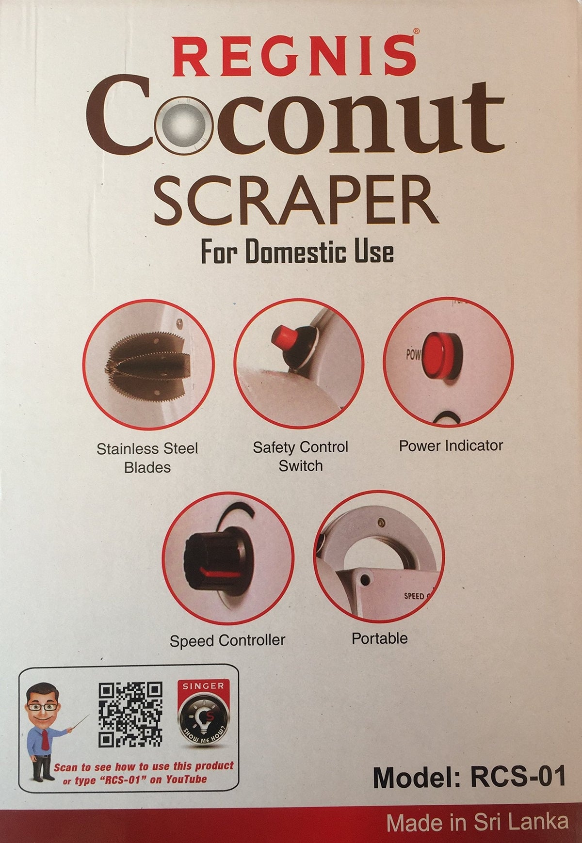 Lakro Electric Coconut Scraper Shredder