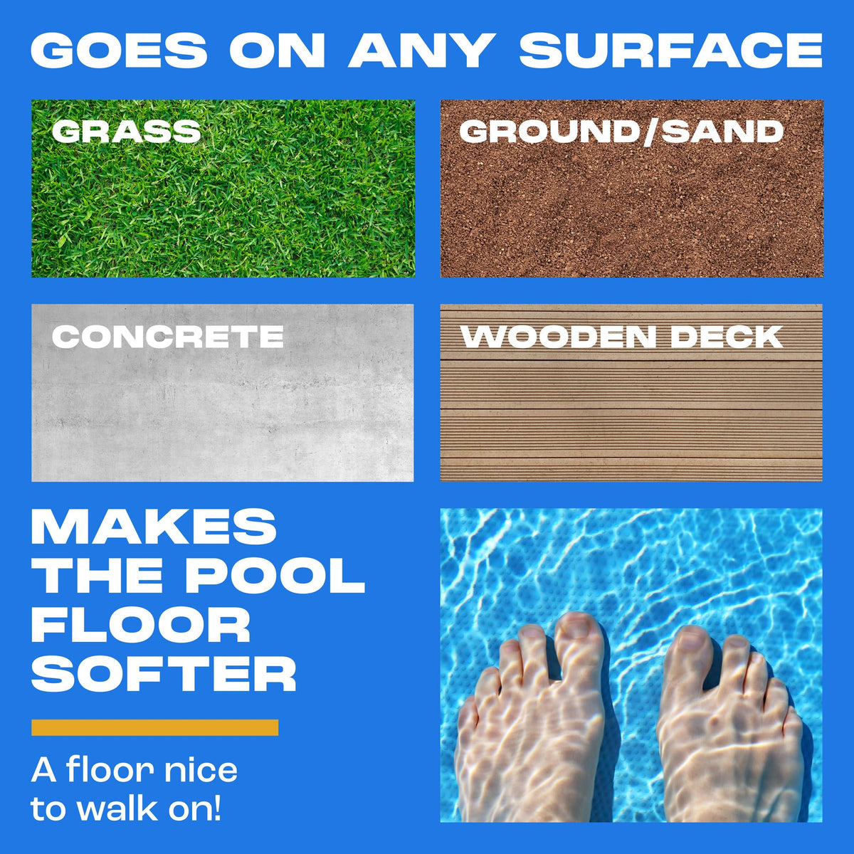 Yankee Pool Liner Pad, 15x30 Ft Oval Puncture Proof Pool Mat, Above Ground Pool Liner Protector Against Tearing, Grass, Under Pool Pad to Prolong Swimming Pool Liner Life, 15x30 Oval Pool Liner