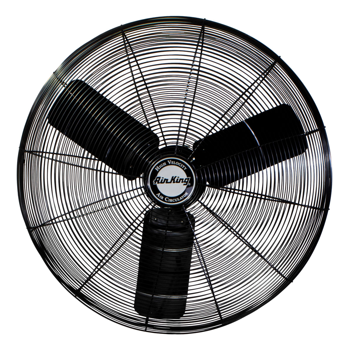 Air King 9035 30-Inch Industrial Grade Oscillating Wall Mount Fan, 1/4-Horsepower, Black Finish
