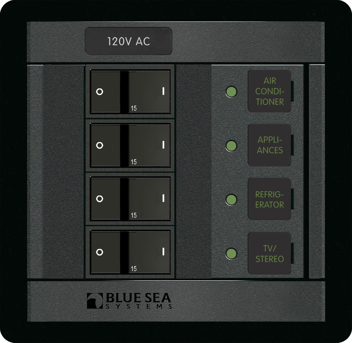 Blue Sea Systems 1210 120 Volt AC 4 Position, Beige