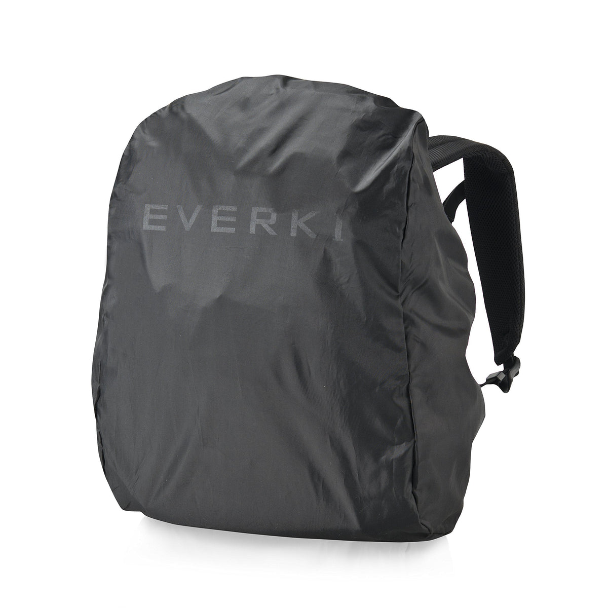 EVERKI Atlas Business Laptop Backpack (EKP121) with Black Rain Cover - Men's Backpack with 13"-17.3" Compartment, 32L Capacity - Travel-Friendly Backpack & Rain Cover Bundle