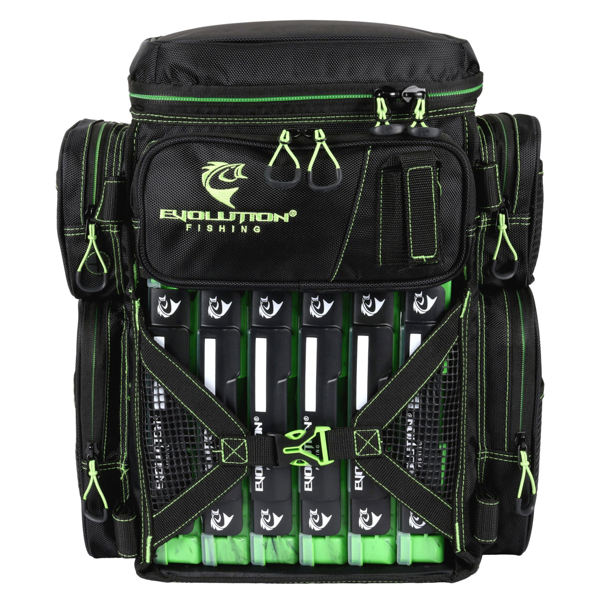 Evolution Outdoors 34013-EV: 3600 Drift Tackle Backpack - Green