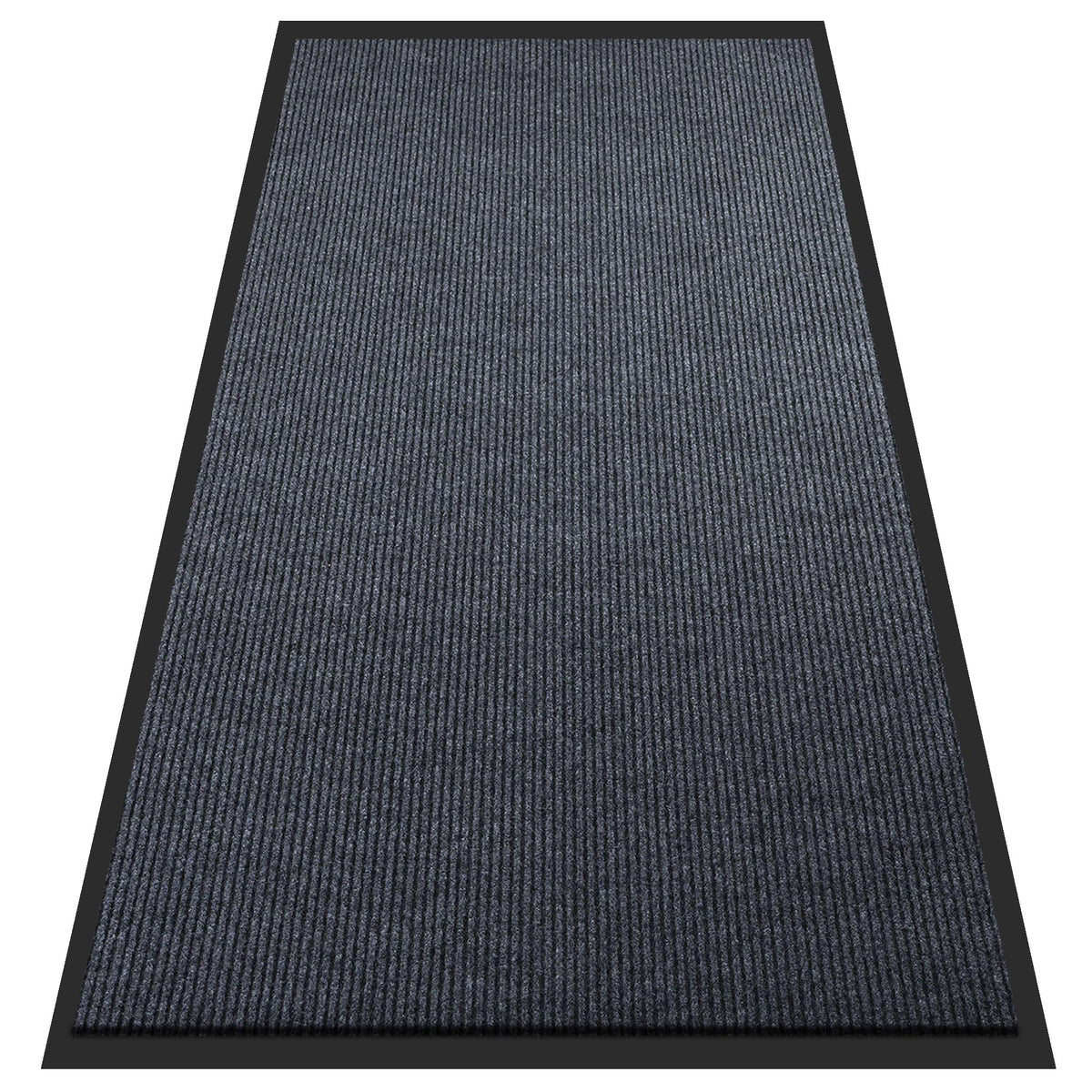 8'x4' Front Door Mat, Extra Large Indoor Outdoor Doormat, Heavy Duty Commercial Floor Mat, Non Slip Rubber Backing Welcome Mats for Entryway, High Traffic Area, Waterproof, Low-Profile, Easy to Clean