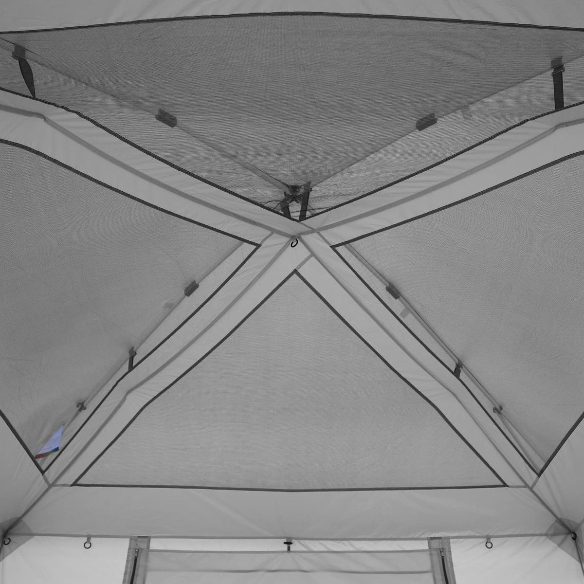 E-Z UP Camping Cube Sport, Converts 10' Angled Leg Canopy into Camping Tent, Grey (Canopy/SHELTER/Poles NOT Included)
