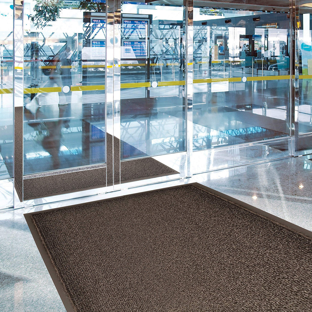 Notrax 231 Prelude Indoor/Outdoor Entrance Mat, for Home or Business, 4' x 6', Black