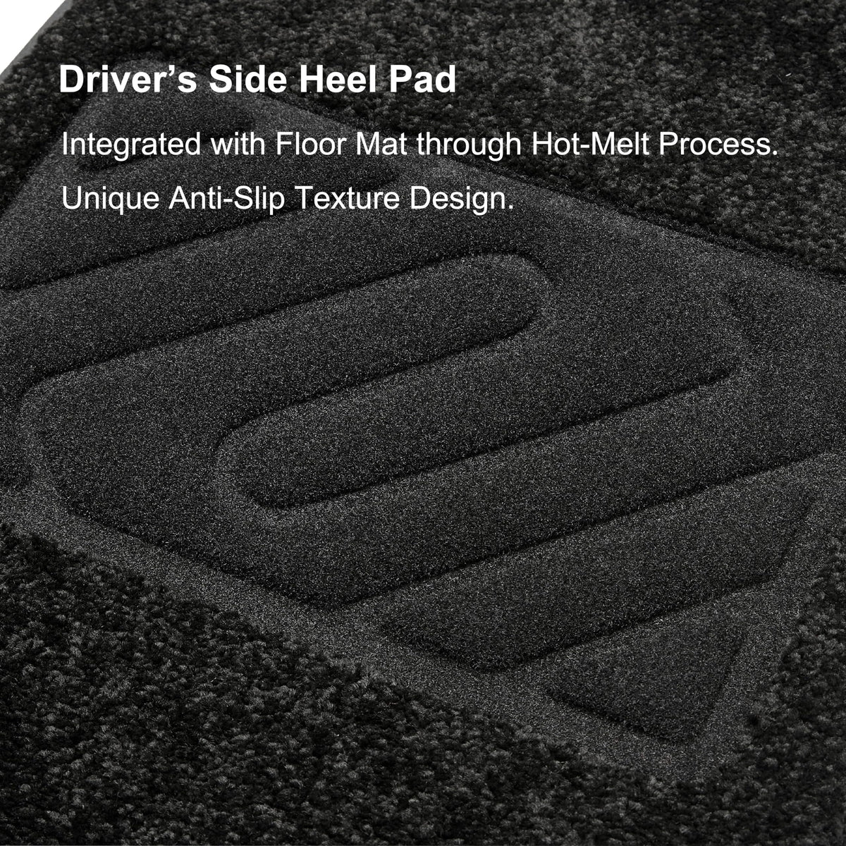 WENNEBIRD Superior Carpet Floor Mats for 2018-2024 Ford Expedition 7 Seats (Not for 8 Seats), 0.6-Inch Ultra-Thick, Noise-Reducing, All-Weather Waterproof Anti-Slip – 4-Pc Set