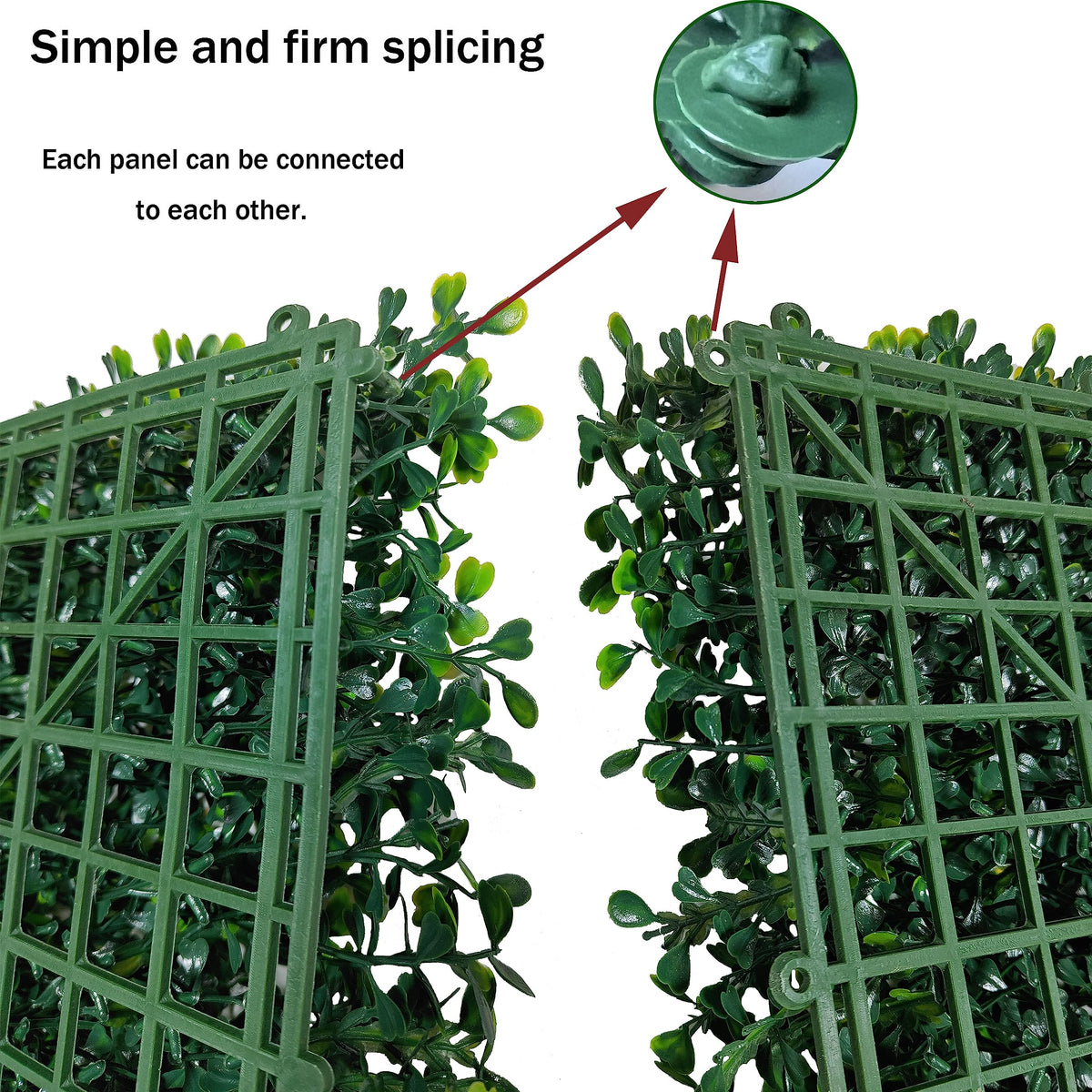 ODTORY Artificial Ivy Privacy Fence Wall Screen,40X120 in(33.5 sqft) UV-Anti Faux Boxwood Roll Panels Greenery Backdrop Ivy Vine Leaf Hedges Fence Panels for Indoor Outdoor Green Wall Decor