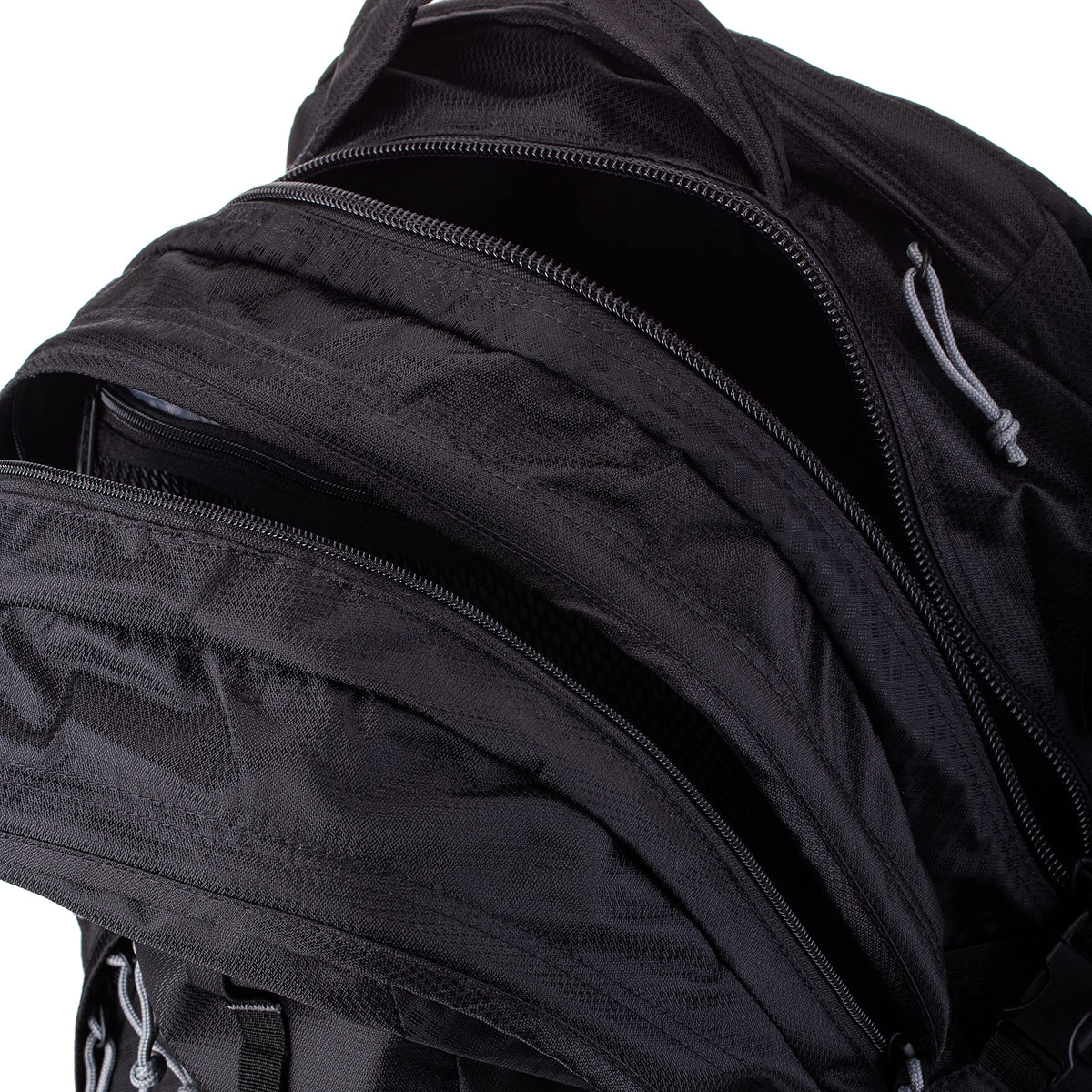 JanSport Odyssey Laptop Backpack for 15” Computer or 3L Hydration System, Black - Large Bag Adults with Tuck-Away Hip Belt, 2 Main Compartments - Premium College Essentials