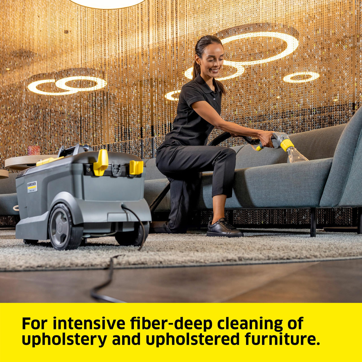 Kärcher Puzzi 10/1 Commercial Carpet Extractor 12.5 PSI - Spot Cleaner, Stain Remover, Area Rugs, Car and Auto Detailing, Carpet and Upholstery Cleaner - Onboard Accessory Storage - 4.9 Gallon